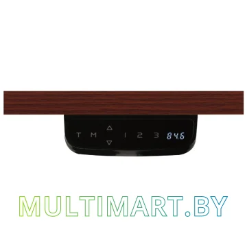 Стол для работы стоя ErgoSmart Unique Ergo Desk 1360x800x36мм (дуб натуральный/белый) картинка 8
